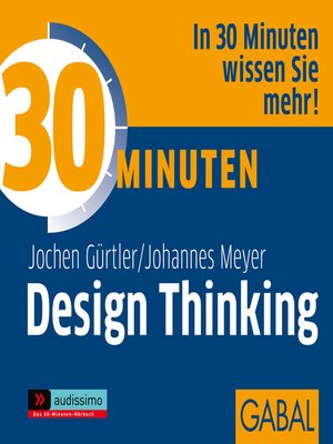 cover image of 30 Minuten Design Thinking